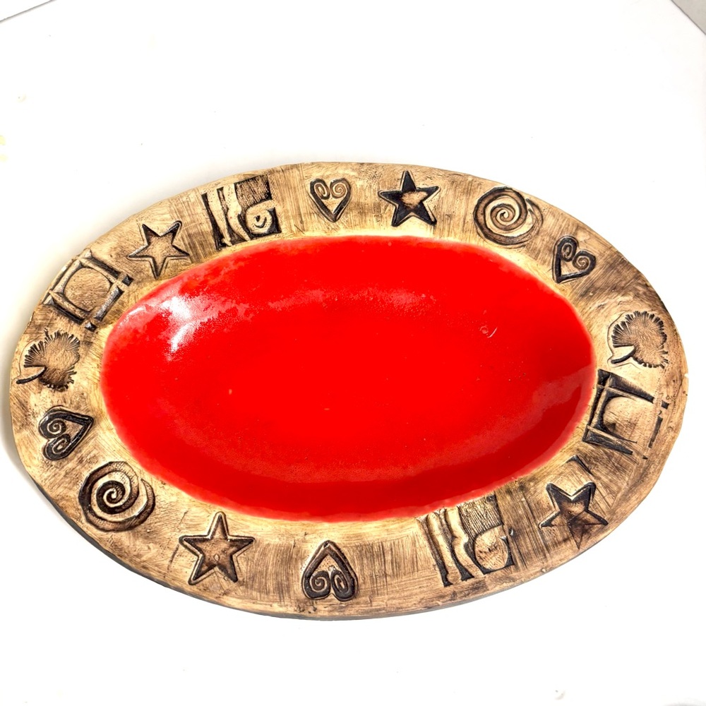 Beautiful Handmade Barkwood Sandstone Catch-all Decorative Bowl